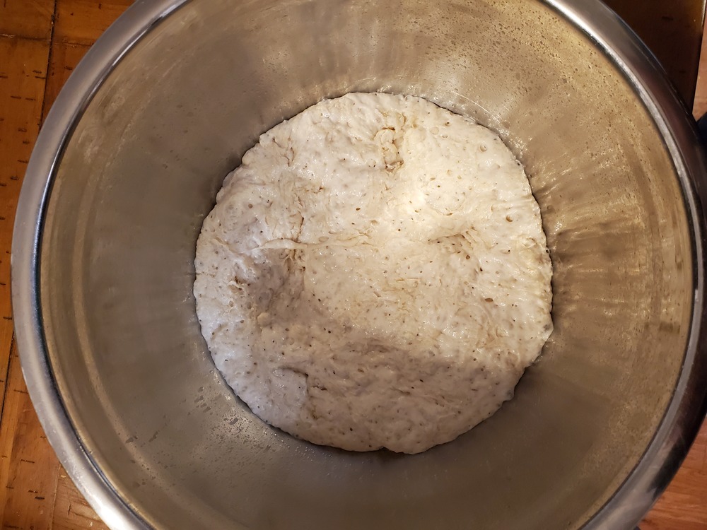 Pan Pizza Dough Overnight