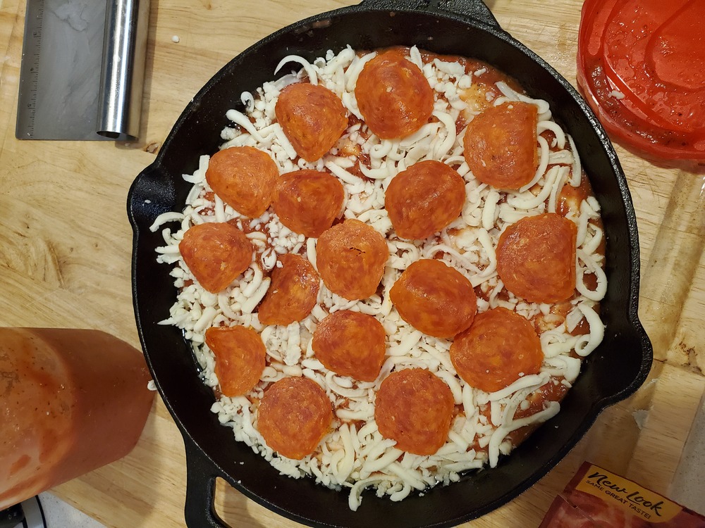 Pan Pizza Topped